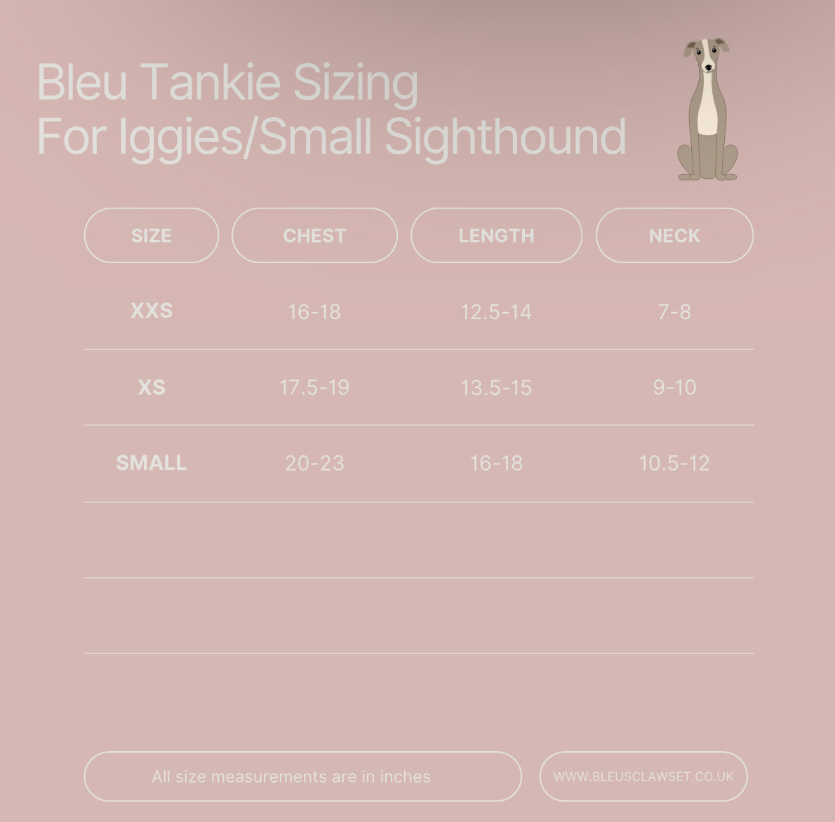 Luxury Boucle Tankie For Italian Greyhounds - Leave colour choice at the checkout