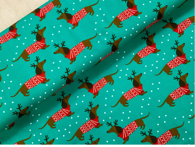 *Pre-Order* Christmas Dachshunds Jersey T-Shirt Dachshund/Small Breed Tankie DUE FOR DELIVERY END OF OCTOBER