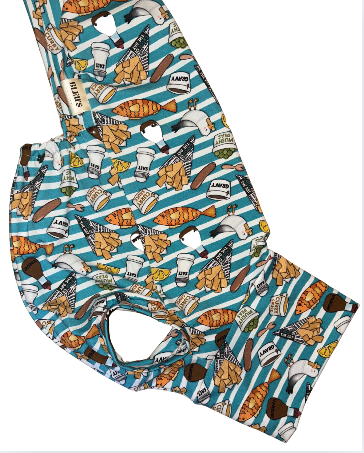 Fish & Chips Whippet Jersey Tankie