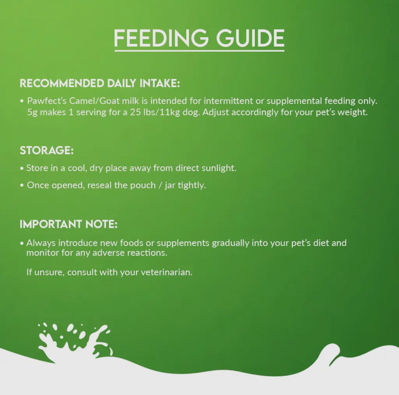 Nature's Sip for Dogs: 100% Goat Milk (120g/4.23oz) Pet Container