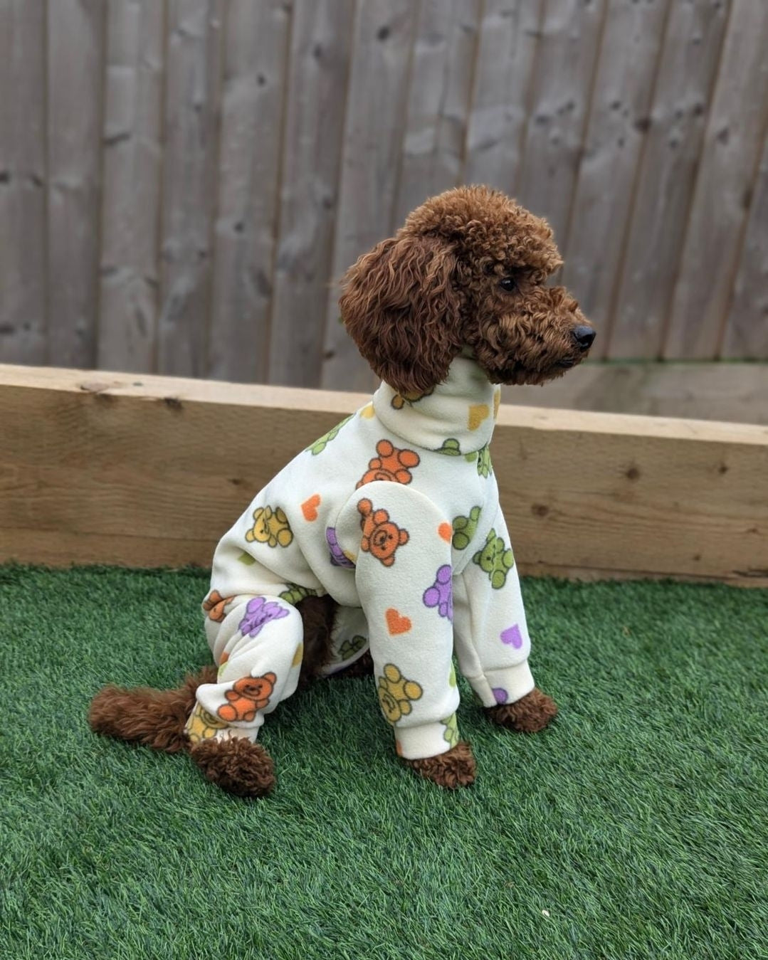 Gummy Bears Italian Greyhound/Small Breed Fleece Onesie