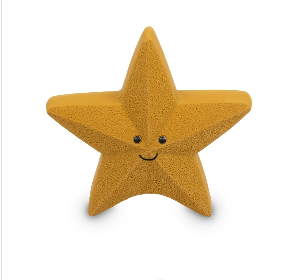 SADIE STAR LATEX CHRISTMAS DOG TOY