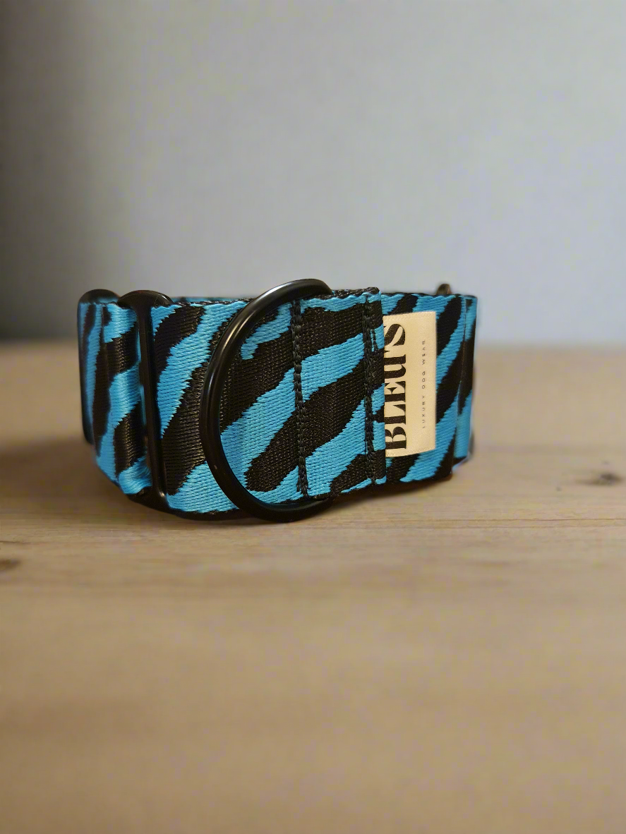50mm Thick Zebra Martingale Collar