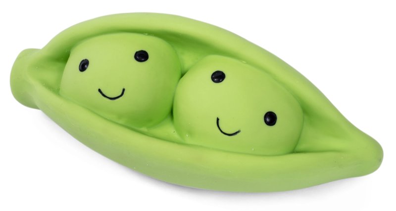 FOODIE FACES LATEX PEA POD DOG TOY LRG