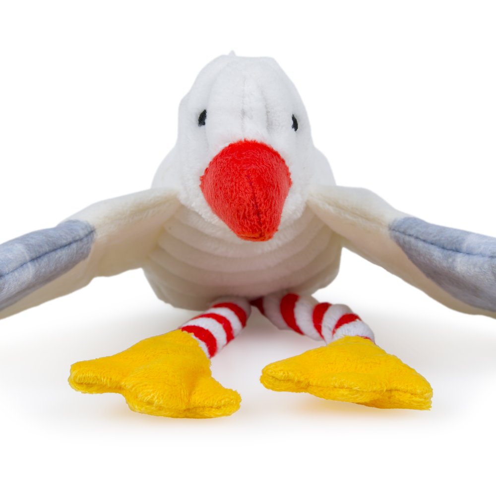 LITTLE PETFACE SAMMI SEAGULL PLUSH DOG TOY