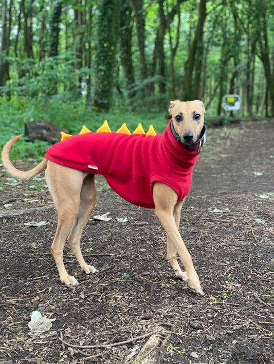 Create Your Own Sighthound Dinosaur Fleece Tankie