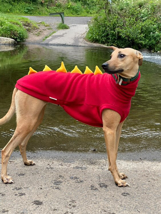 Create Your Own Sighthound Dinosaur Fleece Tankie