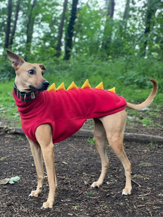 Create Your Own Sighthound Dinosaur Fleece Tankie