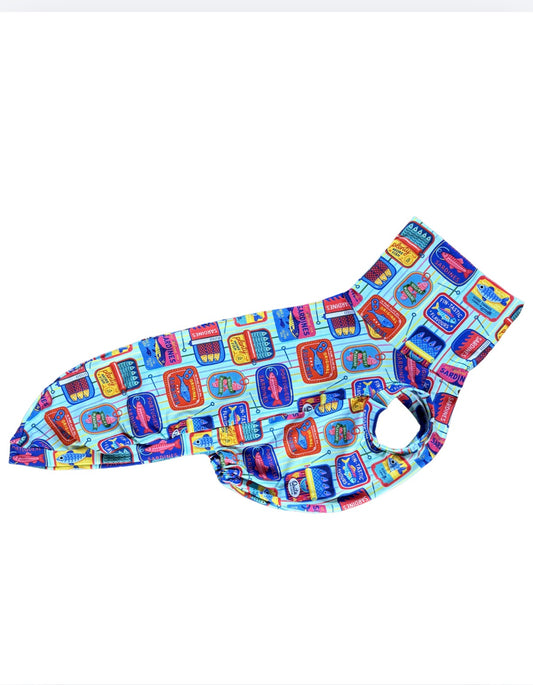 New Sardines Cotton Jersey Tankie All Sighthound Sizes
