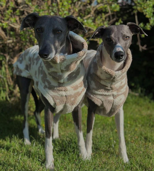 Bleu's Floral Sherpa Luxe Tankie For Greyhounds