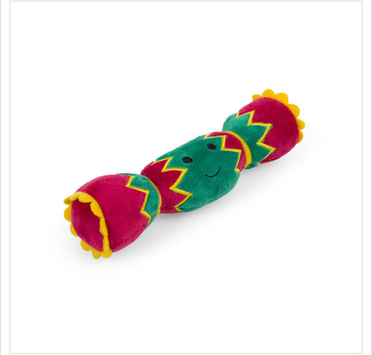 CARYS CRACKER PLUSH CHRISTMAS DOG TOY