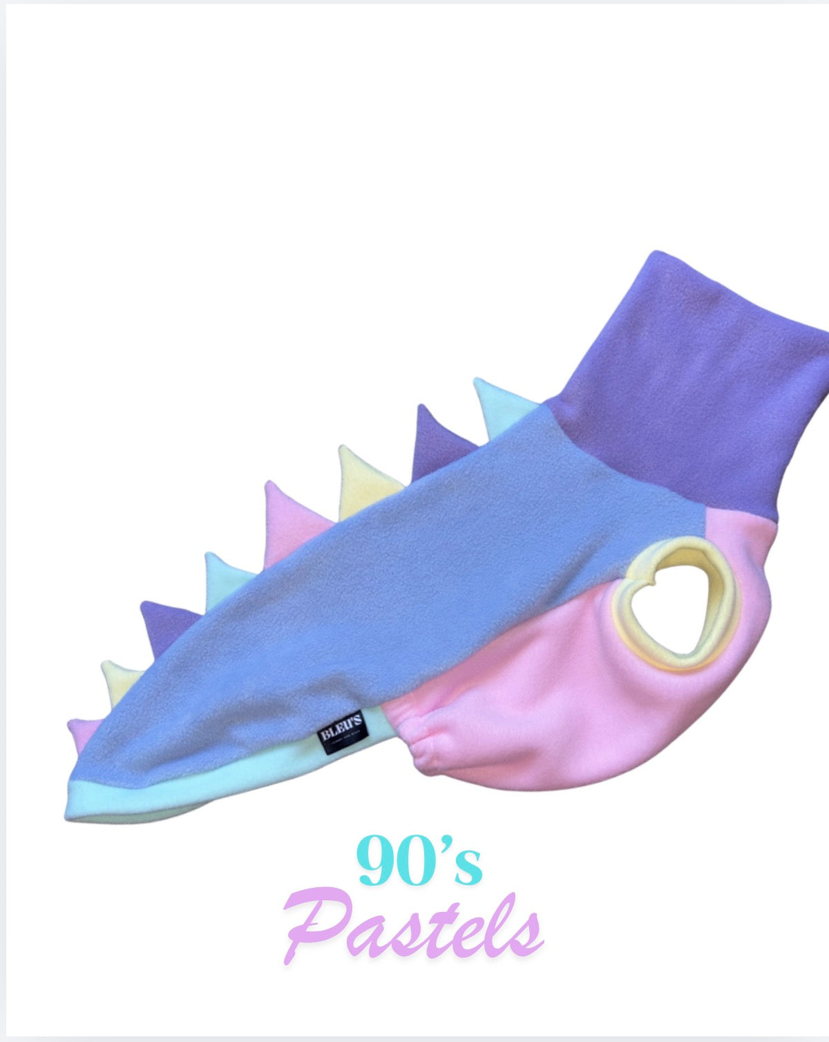 90’s Pastel Dinosaur Dachshund/Small Breed Tankie