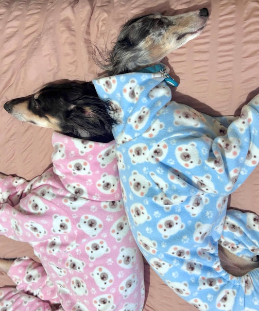 Cute polar bears Onesie For Greyhounds - please leave a note to specify which colour you would like