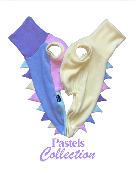 Pastel Collection Sighthound Dinosaur Fleece Tankie