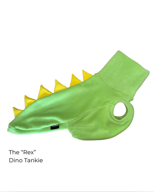 The “Rex” Sighthound Dinosaur Fleece Tankie