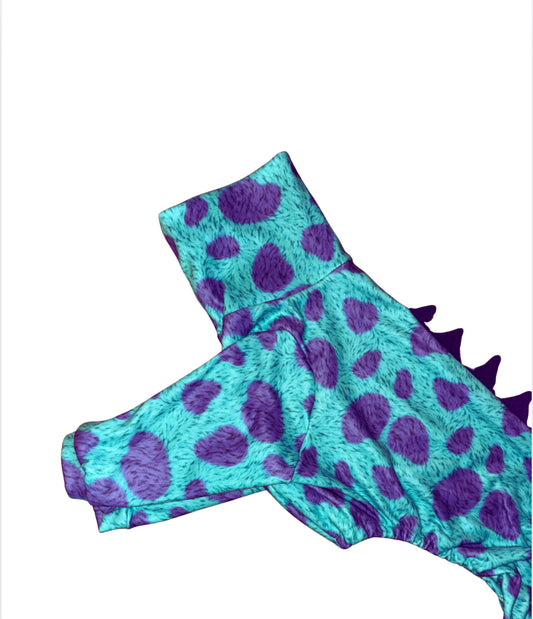 Limited Edition New & Exclusive Monster Spot Eco Fleece Onesie For Whippets & Italian Greyhounds