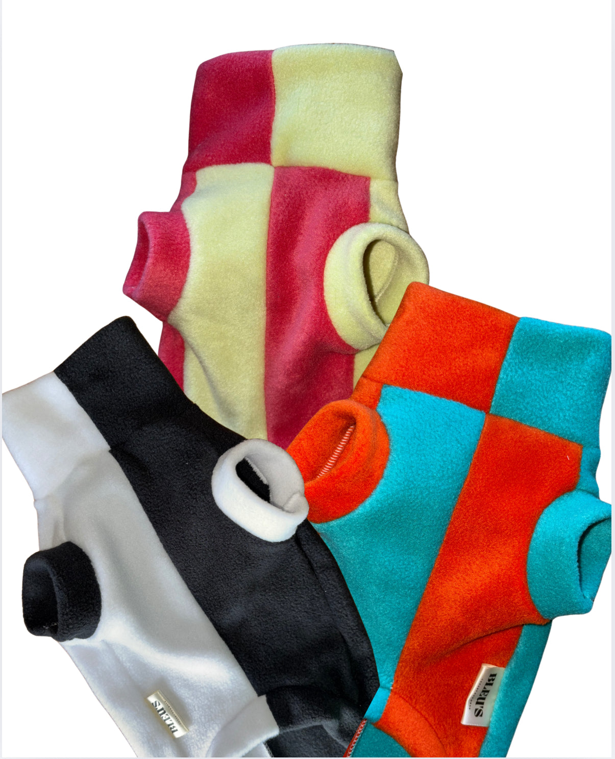 YING YANG Small Breed Fleece Tankie Dachshund Various Colours - Please leave colour choice in order notes at checkout