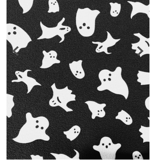*NEW* PRE-ORDER FOR DELIVERY EARLY NOVEMBER  Black & White Ghosties Dachshund Fleece