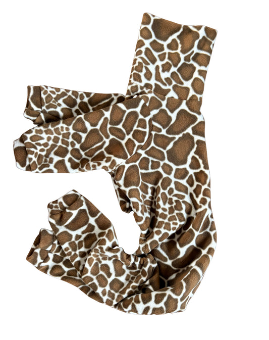 Giraffe Fleece Onesie For Greyhounds