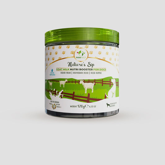 Nature's Sip for Dogs: 100% Goat Milk (120g/4.23oz) Pet Container