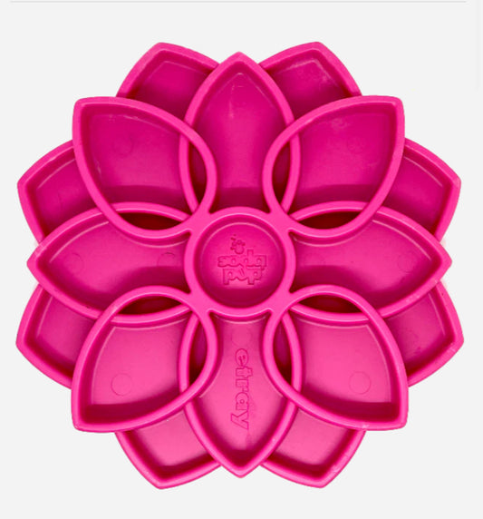 MANDALA DESIGN ETRAY ENRICHMENT SHALLOW SLOW FEEDER DOG BOWL