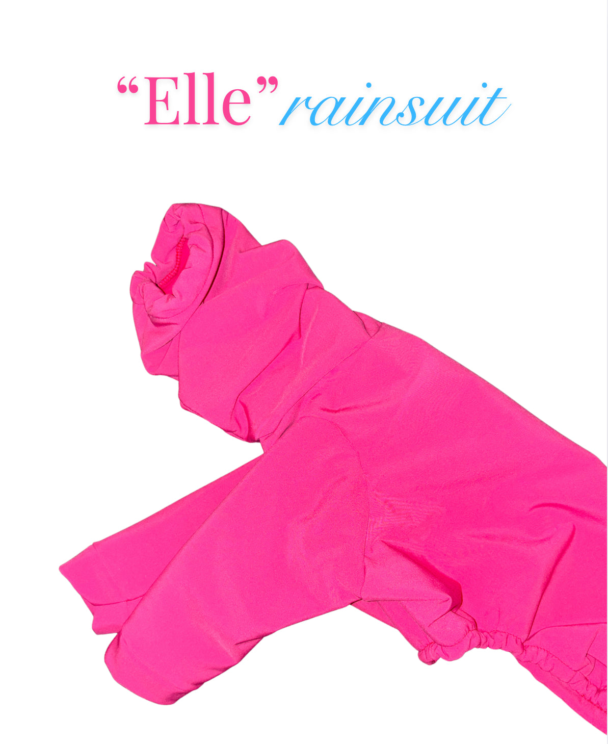 The “Elle” Softshell Water Resistant Suit For Greyhounds