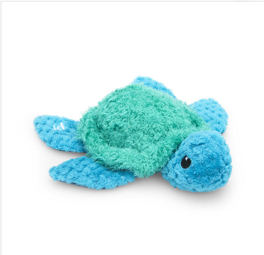 LITTLE PETFACE TALULAH TURTLE PLUSH DOG TOY WITH SQUEAKER