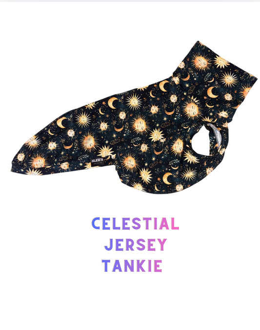 Celestial Cotton Jersey Tankie All Sighthound Sizes