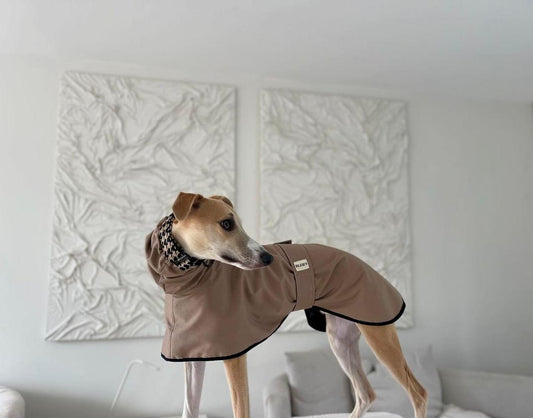 Whippet Lightweight Raincoat In "Latte"