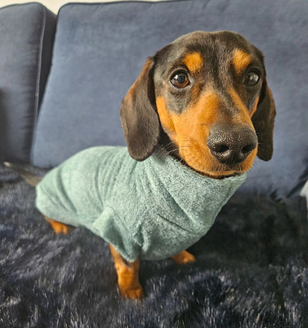 Dachshund/Small Breed Bamboo Drying Jumper