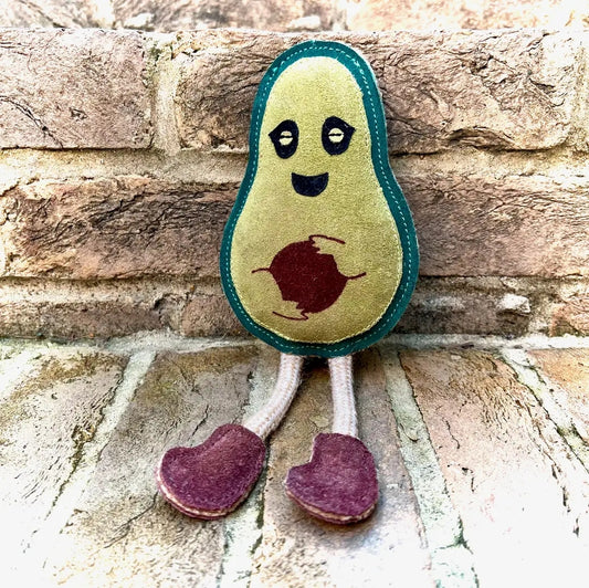 Ava Avocado Eco Dog Toy