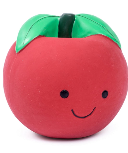 FOODIE FACES LATEX TOMATO DOG TOY