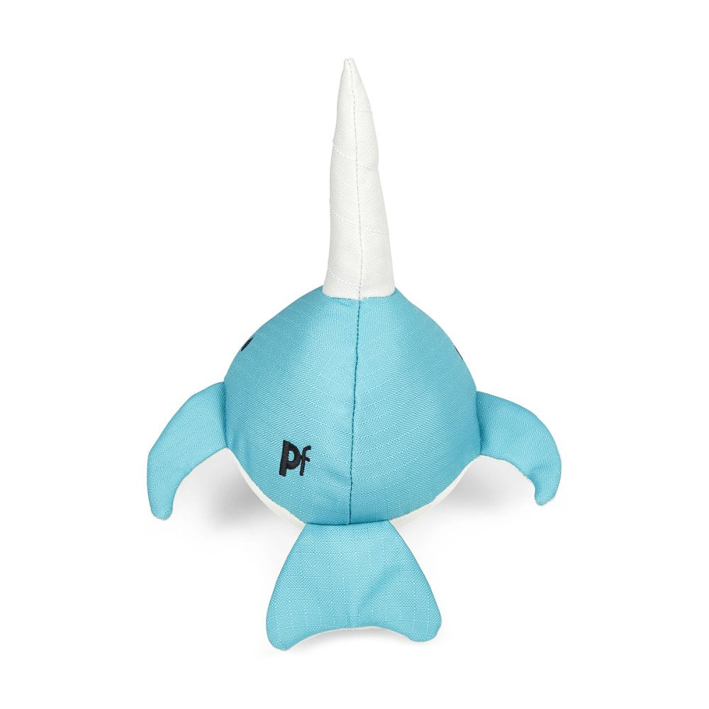 PETFACE PLANET OCEAN CYCLE NIYA NARWHAL PLUSH DOG TOY