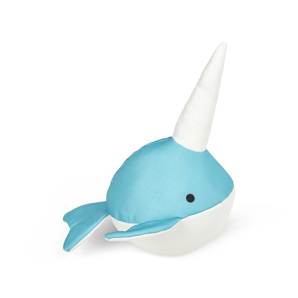 PETFACE PLANET OCEAN CYCLE NIYA NARWHAL PLUSH DOG TOY