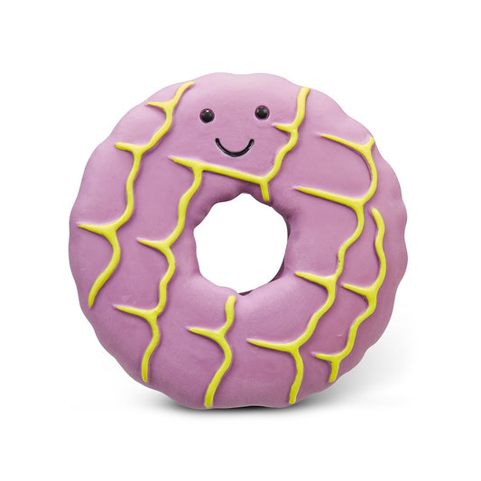 ICED RING BISCUIT LATEX DOG TOY